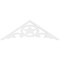 Ekena Millwork Pitch Austin Architectural Grade PVC Gable Pediment, 36"W x 12"H x 1"P (8/12) GPP036X012X100AUS - alternate 5